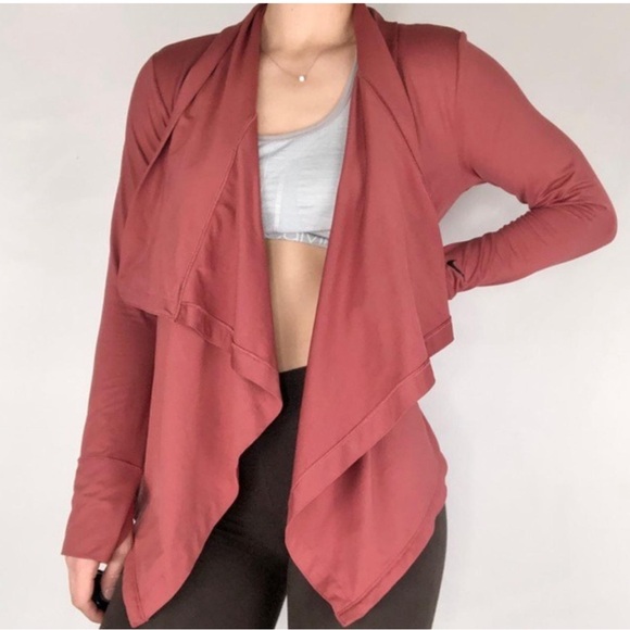 Nike Tops - Nike Yoga Collection Waterfall Cardigan with Thumb Holes.